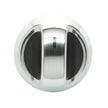 WPW10160371 Stainless Steel Burner Knob for Whirlpool Stove