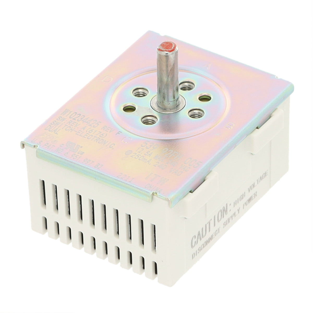 Whirlpool WPW10234425 Range Cooktop Infinite Switch Part