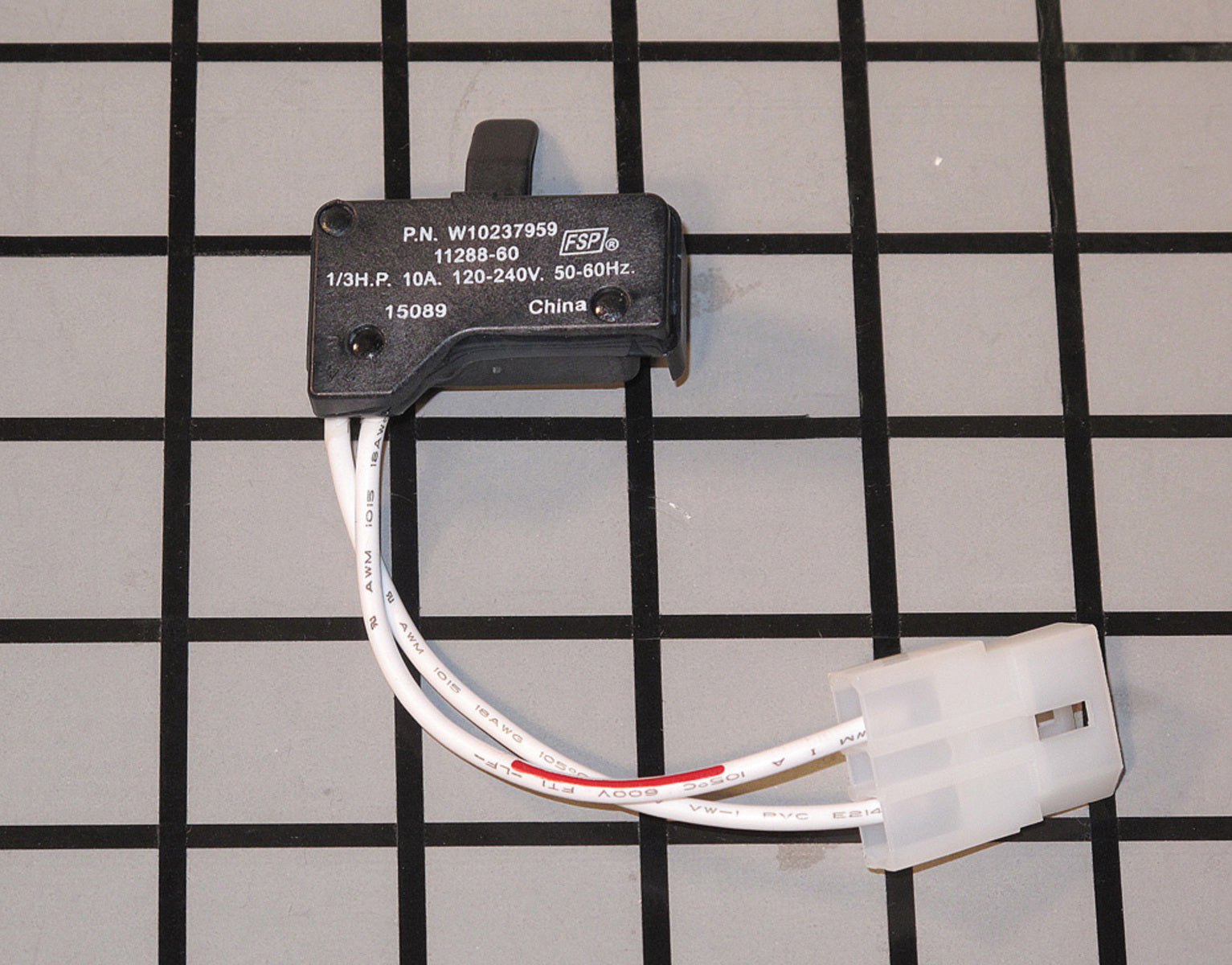 Whirlpool Dryer Door Switch Part WPW10237959