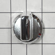 Bouton de commande de plaque de cuisson en acier inoxydable Whirlpool WPW10370186