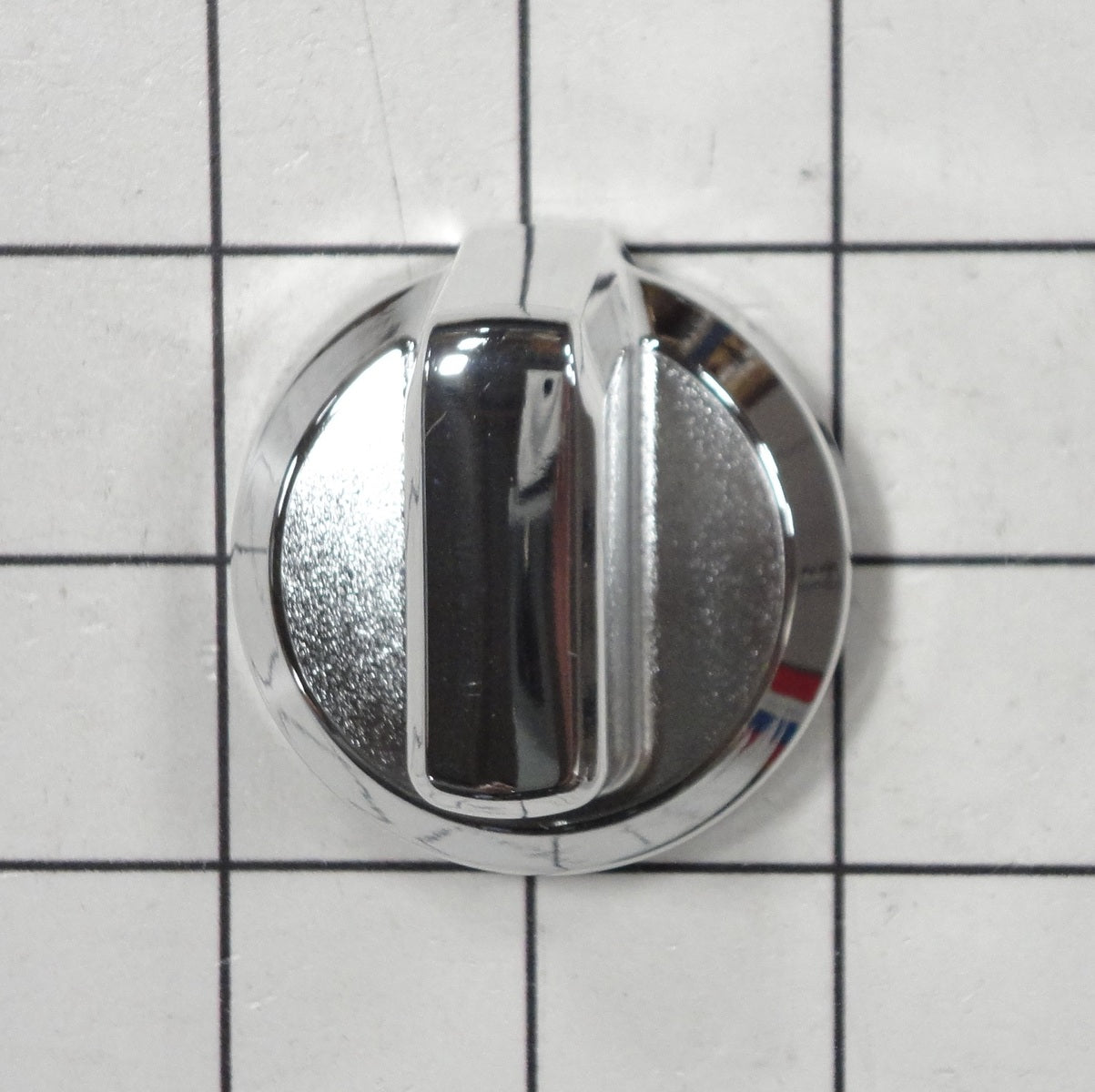 Bouton de commande de plaque de cuisson en acier inoxydable Whirlpool WPW10370186