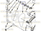 WPW10388418 Drive Belt for Whirlpool Washer