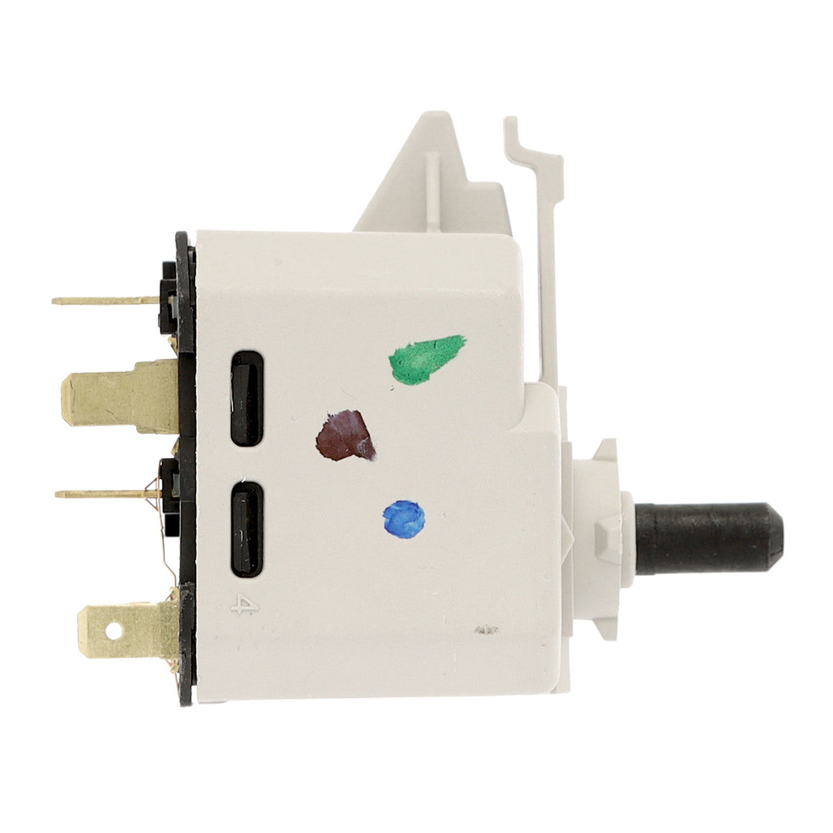 Interrupteur à bouton-poussoir WPW10446920 pour sèche-linge Whirlpool