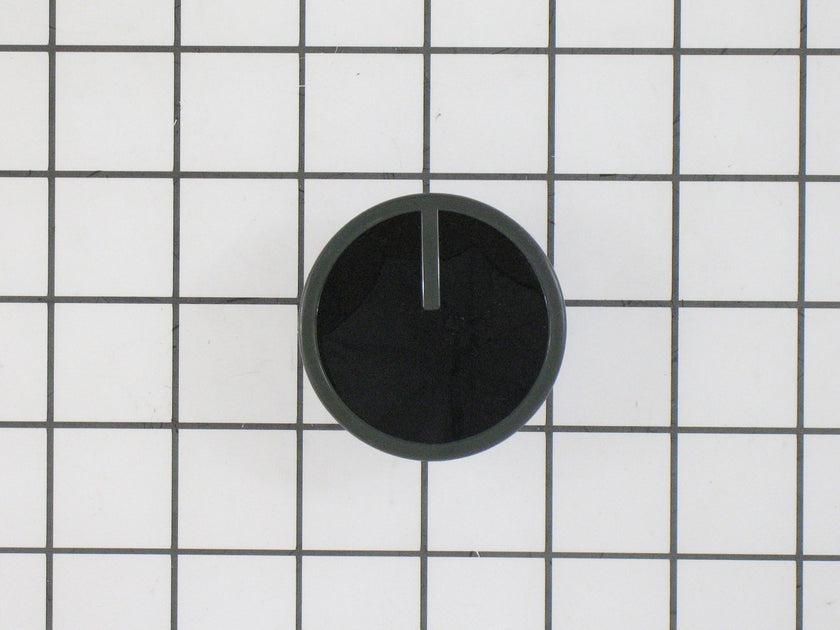 Bouton de commande de four Whirlpool WPW10490038 noir