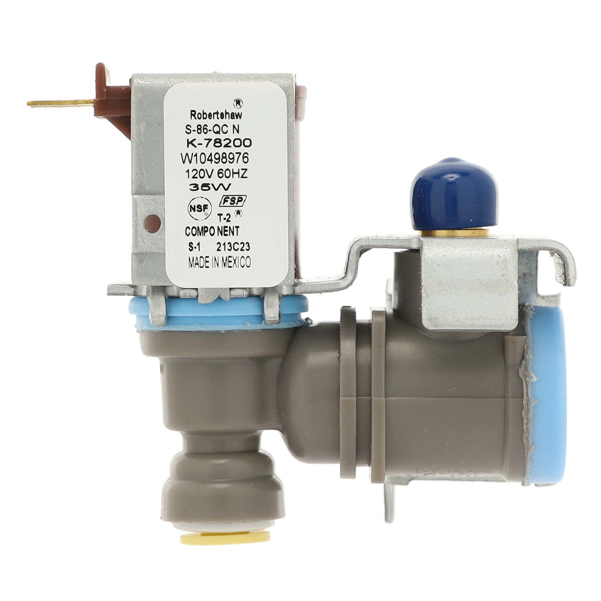 WPW10498976 Water Inlet Valve for Whirlpool Fridge