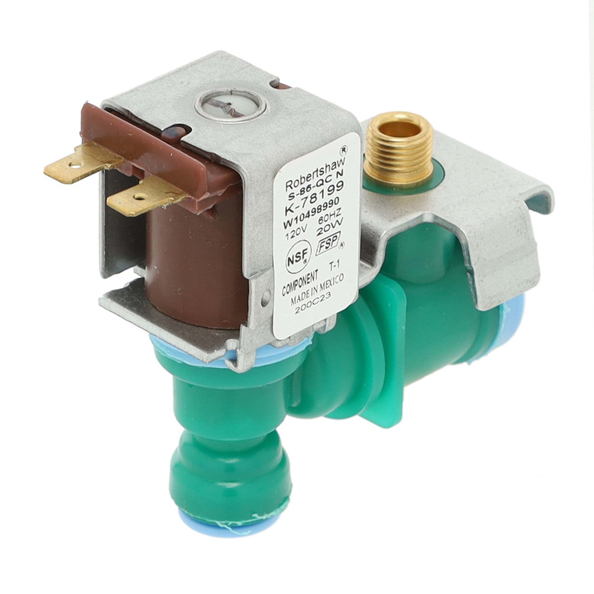 WPW10498990 Robinet d'arrivée d'eau pour réfrigérateur Whirlpool