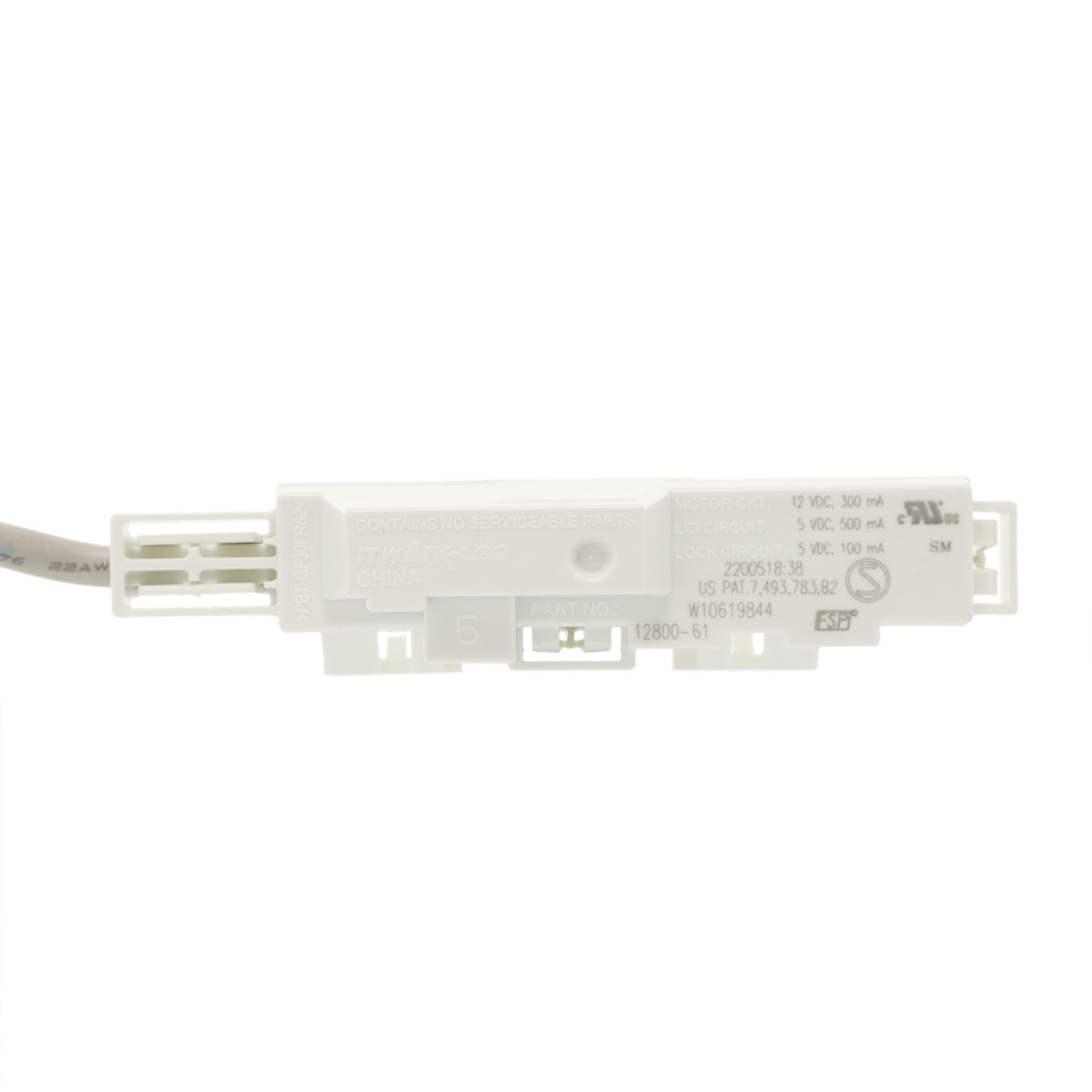 WPW10619844 Lid Lock Assembly for Whirlpool Washer