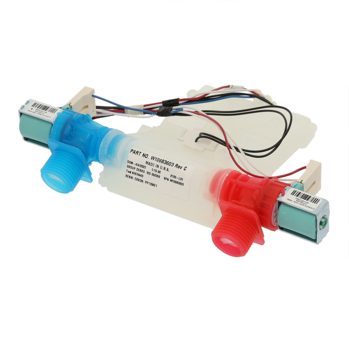 WPW10683603 Robinet d'arrivée d'eau pour lave-linge Whirlpool