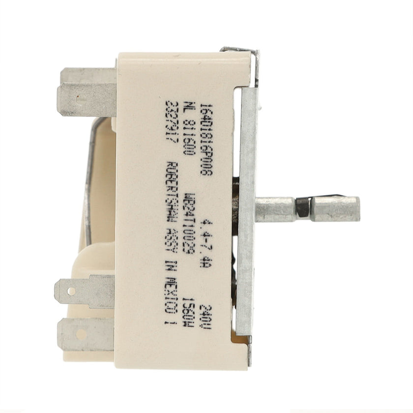 Interrupteur de commande infinie pour four GE WS01F01650