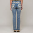 Westfield Eagle Women’s Embroidered Bootcut Jeans. Wings & Rose Bling Denim