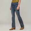 Westfield Eagle Women’s Embroidered Bootcut Jeans. Steerhead Bling Stretch Denim