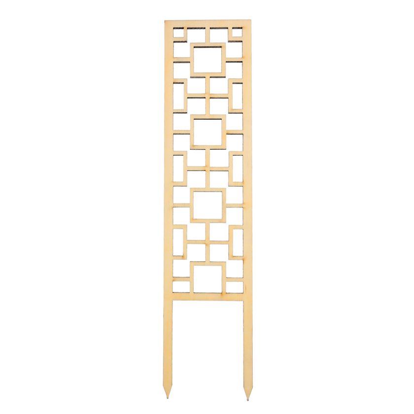 Tropical Squares Wooden Trellis