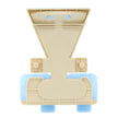 GE WW01F01774 Double Water Valve for Washer