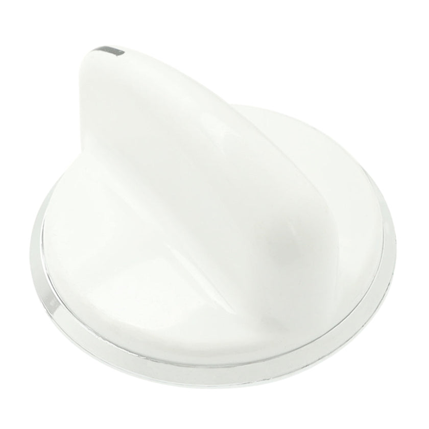 GE WW02F00278 White/Chrome Dryer Control Knob