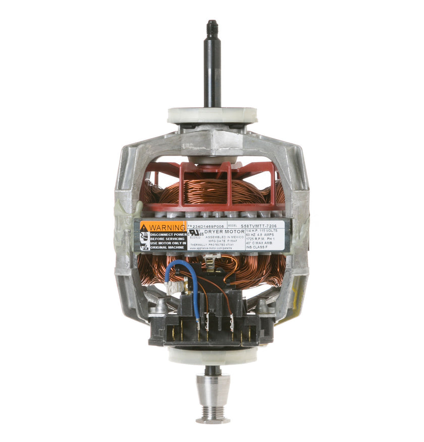 GE Dryer Motor and Pulley Assembly, Part#: WW02F00521