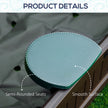 Outsunny Sandbox for Kids with Cover DIY Sandpit Outdoor Play 3 Seats Bottom Liner Backyard