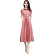 Waist-tight Slimming Elegant Casual Long Dress