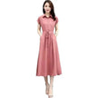 Waist-tight Slimming Elegant Casual Long Dress