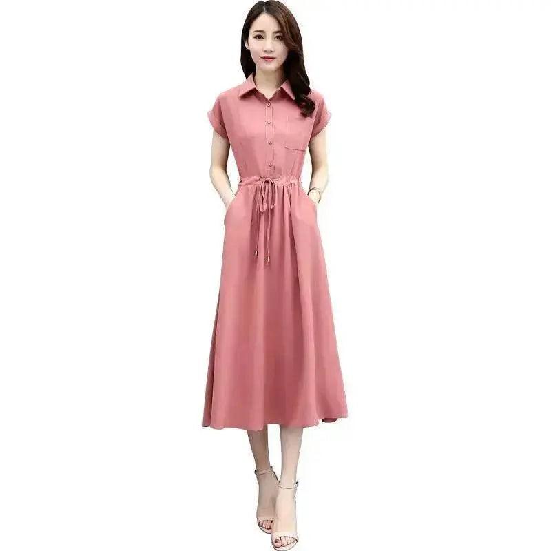 Waist-tight Slimming Elegant Casual Long Dress