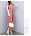 Waist-tight Slimming Elegant Casual Long Dress