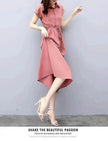 Waist-tight Slimming Elegant Casual Long Dress