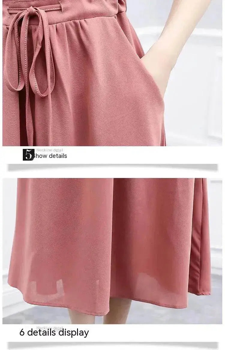 Waist-tight Slimming Elegant Casual Long Dress