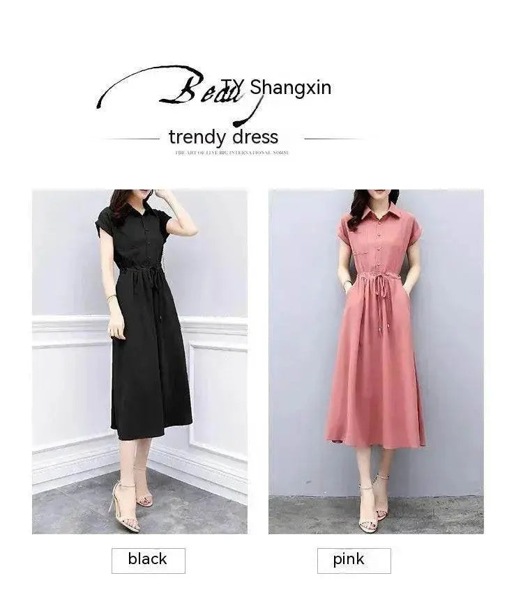 Waist-tight Slimming Elegant Casual Long Dress
