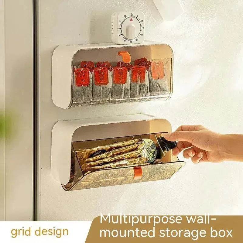 Wall Hanging Grid Storage Box Home Toilet Supplies Household Household Small Supplies Appliances