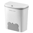 Wall-mounted Household Toilet Kitchen Waste Storage Bucket With Lid