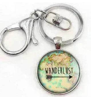 Wander lust-keychain