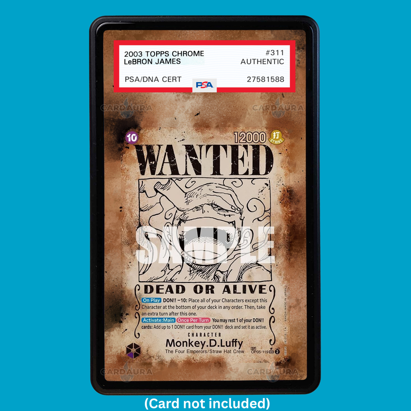 Wanted Poster (Graded) Display Case
