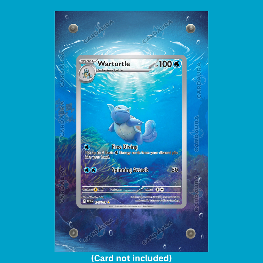 Wartortle 171/165 151 (Ungraded) Display Case