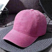Washed Baseball Caps For Men And Women Outdoor Distressed Sun Hats Simple Caps