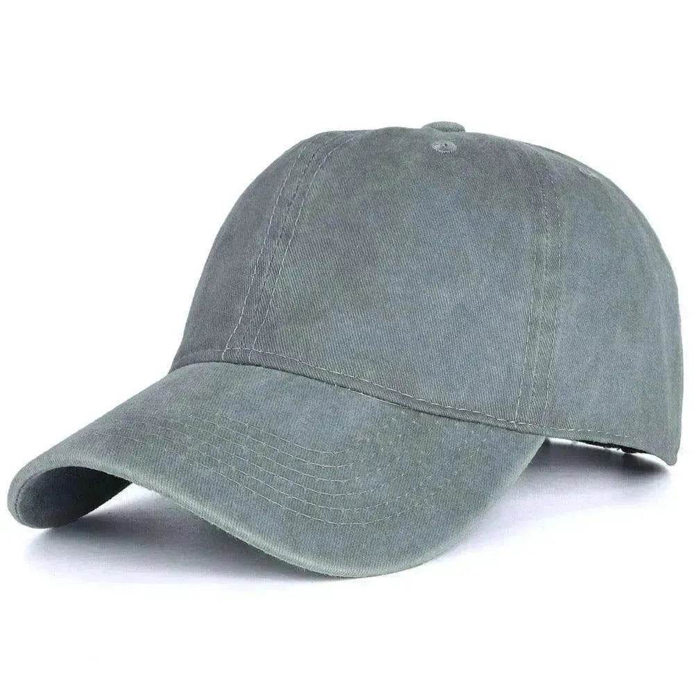 Washed Baseball Caps For Men And Women Outdoor Distressed Sun Hats Simple Caps
