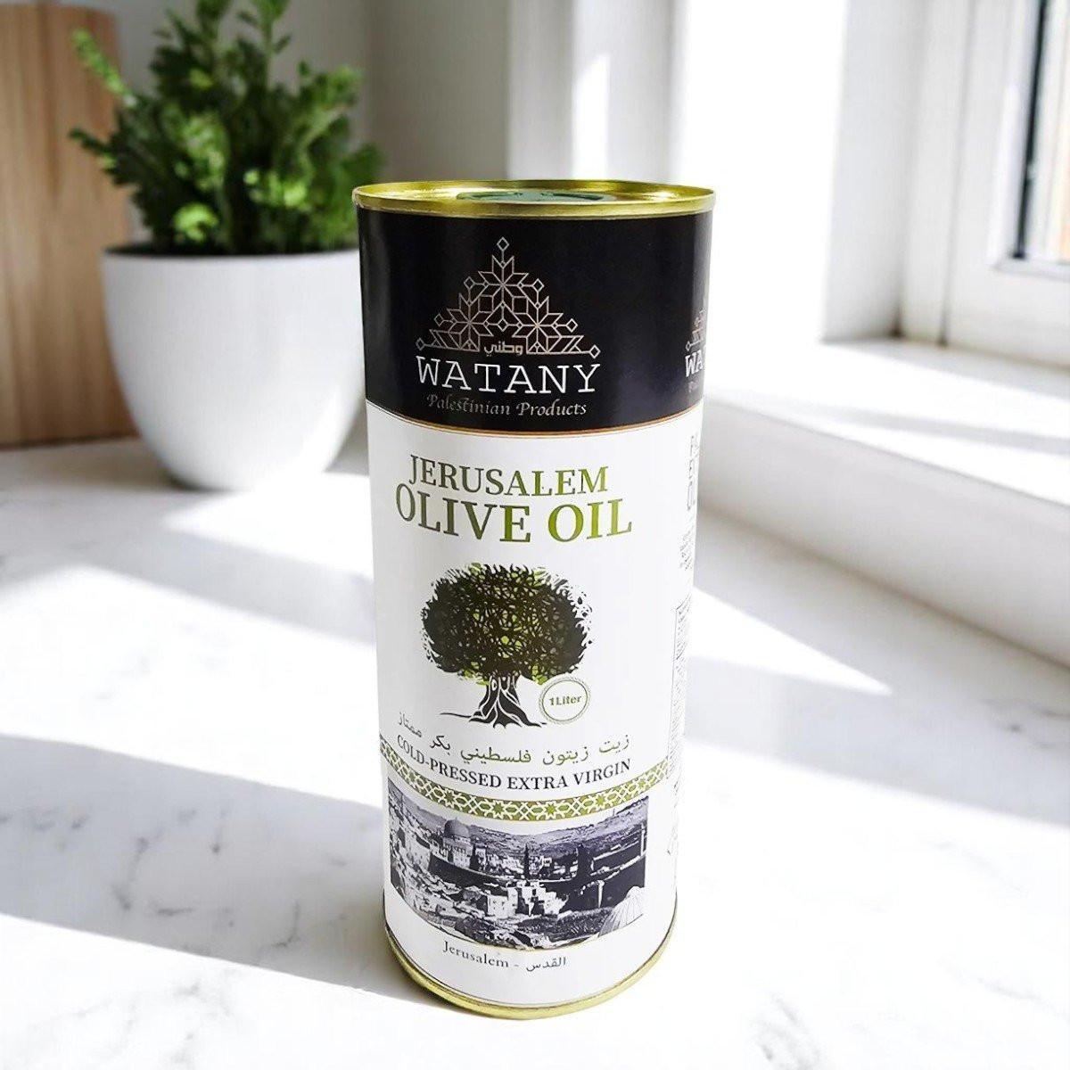 Al Quds Palestinian Olive Oil – Premium Extra Virgin Olive Oil (750 ml, 1 L & 16 L Options)