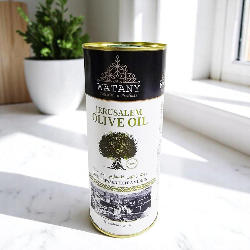Al Quds Palestinian Olive Oil – Premium Extra Virgin Olive Oil (750 ml, 1 L & 16 L Options)