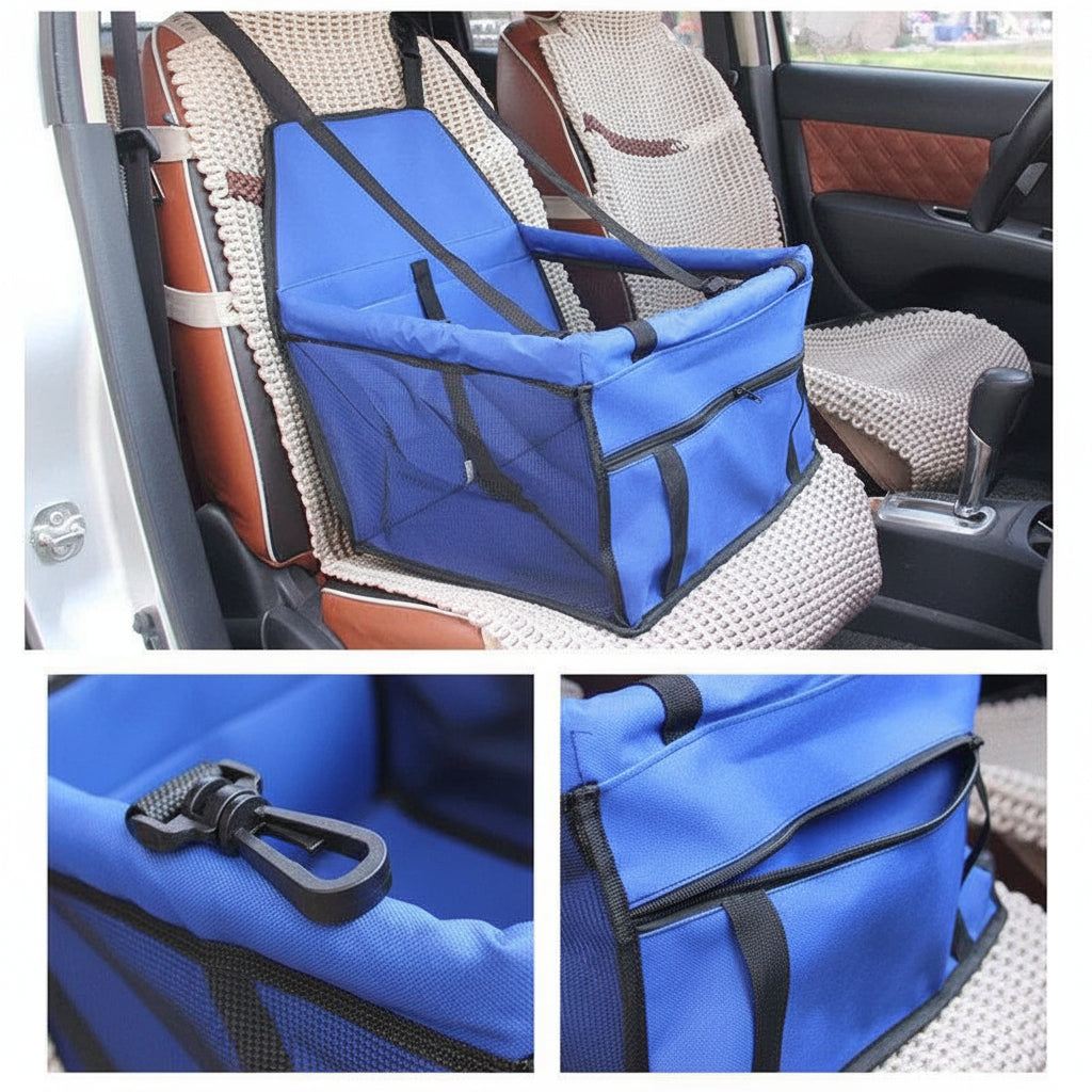 Waterproof Dog Car Seat Carrier – Safe Travel Booster for Small & Medium Dogs