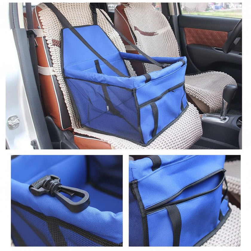 Waterproof Dog Car Seat Carrier – Safe Travel Booster for Small & Medium Dogs