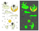 Waterproof kids aerospace luminous tattoo stickers
