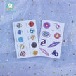 Waterproof kids aerospace luminous tattoo stickers