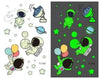 Waterproof kids aerospace luminous tattoo stickers