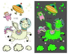 Waterproof kids aerospace luminous tattoo stickers