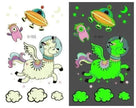 Waterproof kids aerospace luminous tattoo stickers