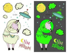 Waterproof kids aerospace luminous tattoo stickers