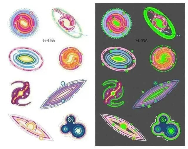 Waterproof kids aerospace luminous tattoo stickers