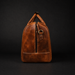 The Wayfarer Bag - Cognac Classic Full-Grain Leather Duffle Bag
