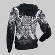 Women's Angel Wings Cross Hoodie