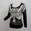 Women's Angel Wings Cross Long Sleeve Top