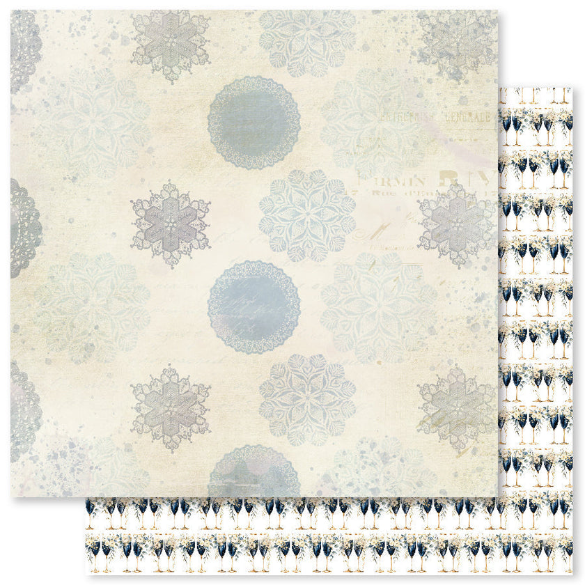 Wedding Blooms Basics D 12x12 Paper (12pc Bulk Pack) 31737