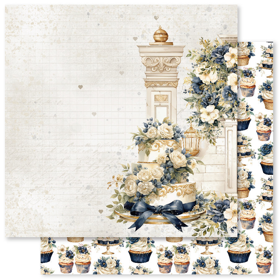 Wedding Blooms F 12x12 Paper (12pc Bulk Pack) 31719